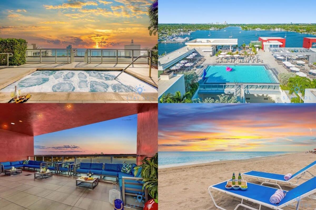 Lx Oasis Beachfront-Rt Infinity Pool Hollywood Zewnętrze zdjęcie